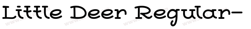 Little Deer Regular字体转换